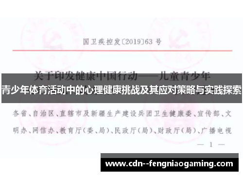 青少年体育活动中的心理健康挑战及其应对策略与实践探索